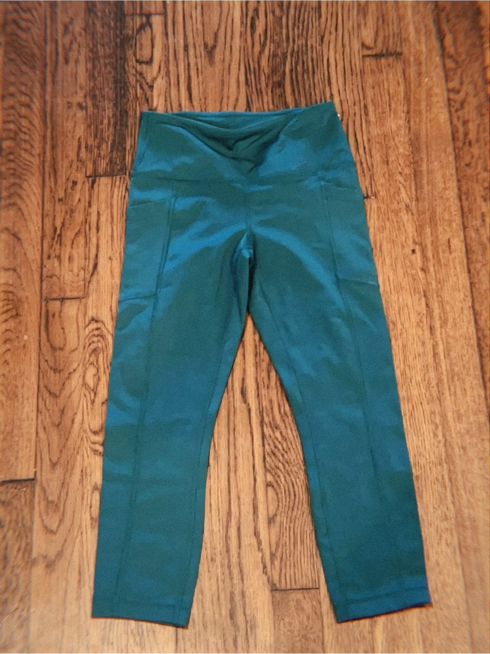 Yogalicious Teal Capri Leggings for Women